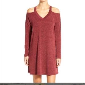 Everly cold shoulder dress